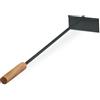 Relaxdays Raschietto per Cenere da Camino, Attrezzo Caminetto in Ferro e Manico in Legno, L: 53 cm, Attizzatotio Carbone