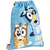 CERDÁ LIFE'S LITTLE MOMENTS Bluey - Zaino per bambini con chiusura a coulisse e design ufficiale di Bluey, leggero, pratico e resistente, escursioni e attività scolastiche