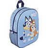 Undercover - zaino 3D Bluey - zaino per bambini - spallacci regolabili - con tasche laterali in rete - a partire da 4 anni
