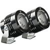 Lampa 90533 O-Lux, Coppia fari ausiliari a LED omologati, 12V - 1800 lm - Nero