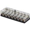HELLA 8JD 002 290-211 Scatola fusibili, 8a... poli, 8A, cristallino, Spina Contatto a vite