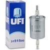 SAFETY GUARD, THE PRODUCTS OF GHONIA GRO UFI Filters, Filtro Benzina 31.515.00, Filtro Carburante per Ricambio, Adatto a Auto, Applicabile su Diversi Modelli Alfa Romeo, Citroen, Fiat, Jaguar, Lancia, Opel, Peugeot, SAAB, Seat e Subaru