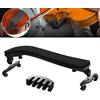 Fansjoy Spalliera per Violino 3/4 e 4/4, Pieghevole & Regolabile Mentoniere e Poggiaspalla per Violino, con un Violino Pratica Muto