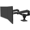 Ergotron Supporto Monitor Ergotron LX Dual Side-by-Side braccio per 2 display LCD 27" Nero opaco [45-245-224]