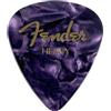 Fender 351 Plettri Heavy Purple Moto per Chitarra 12x | Set 12x plettri spessi, forma 351 classica, finitura Purple Moto, ideali per rock & metal, chitarra elettrica e acustica