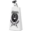 Latin Percussion Cowbell, bianco con Santana Lion IV Album Graphic Art, 8 (LP205-SNL)