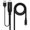 Nano Cable 10.15.4354 - Cavo convertitore da HDMI a USB-C - 1,8 m, Plug & Play, alta risoluzione 4K a 60 Hz, compatibile con HDMI 2.0 e DP ALT Mode, colore: Nero