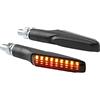 Lampa 91623 Victory Rear, frecce Moto LED omologate, indicatori di direzione a LED e Luce di Posizione/Stop Posteriori - 12V LED