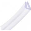 LEPEVNEY Guarnizione a U in PVC trasparente per bordi da 3 a 5 mm, lunghezza 0,7 cm, altezza 0,7 cm