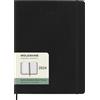 Moleskine Agenda Settimanale con Spazio per Note 12 Mesi 2024, Agenda 2024, Formato XL 19x25, Copertina Morbida e Chiusura Elastica, Colore Nero