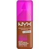 NYX Professional Makeup Fondotinta Soft Matte, Coprenza Modulabile, Tenuta Fino a 24H, Formula Arricchita con Acido Ialuronico, Guaranà e Vitamina C, Make Em Wonder Foundation, Warm Rich, 30 ml