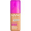 NYX Professional Makeup Fondotinta Soft Matte, Coprenza Modulabile, Tenuta Fino a 24H, Formula Arricchita con Acido Ialuronico, Guaranà e Vitamina C, Make Em Wonder Foundation, Natural Beige, 30 ml