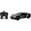 Jada Toys 253226001 Black Marvel Panther Lykan Hypersport, Turbo, RC Car con telecomando, avanti-indietro, sinistra-destra, scala 1:16, funzione di ricarica USB