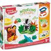 Maped CREATIV - Set di modellazione con pasta modellante ad aria indurente MODELING FRIENDS - Wild: Zebra & Tiger