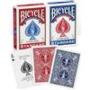 Bicycle Bicycle-2-Pack Index Rider Back 808 Mazzo Standard Confezione Doppia, Colore Rosso e Blu, Poker 62.8 x 88 mm, 1001781, a partire da 14 anni