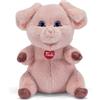 Trudi Maiale Zack Peluche regalo, maialino portafortuna | 15x21x15 cm taglia S | Classici Fattoria | modello 28394