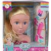Simba Steffi Love Girls - Testa per acconciatura, 10 pezzi, 9 cm, a partire dai 5 anni