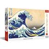 Trefl, Puzzle, La grande onda di Kanagawa, Hokusai Katsushika, 1000 Elementi, collezione d'arte, qualità premium, per adulti e Bambini dai 12 anni in su
