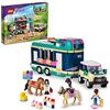 LEGO Friends Horse Show Trailer 41722, Cavallo Giocattolo per Ragazze e Ragazzi dagli 8 Anni in su con 2 Cavalli, Auto SUV e Accessori per l'equitazione, Set da Gioco con Animali, Idea Regalo