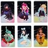 YJacuing Alien Stage Rabbit Series 6 Carte da collezione uniche con licenza ufficiale Anime ALNST Merch, per fan e collezionisti