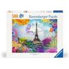 Ravensburger Puzzle Ravensburger 12000772 - cartolina da Parigi - puzzle da 500 pezzi per adulti e bambini dai 12 anni in su, city puzzle Paris