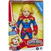 Playskool Hasbro Playskool Heroes - Captain Marvel Super Hero Adventures Mega Mighties, action figure da 25 cm