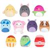 Squishmallows Micromallows SQMM0125-10 pezzi di peluche super morbidi, 6,5 cm (Na'Ima, Ankur, Nestor, Brina, Afrodite, Oha, Aimee, Janna, Garret, Gist)