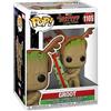 Funko POP! Marvel: Guardians Of The Galaxy Holiday Special - Groot - Figura in Vinile da Collezione - Idea Regalo - Merchandising Ufficiale - Giocattoli per Bambini e Adulti - Movies Fans