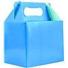 SHATCHI 30 sacchetti di cartone blu cielo per pranzo da asporto compleanno matrimonio portare pasto cibo torta partito scatola per bambini sacchetti