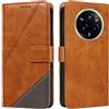 XINNI Cover per Realme 14 PRO 5G Custodia, Cellulare Libro Antiurto Flip Pelle PU/TPU, Portafoglio Flip Magnetica Case, Marrone