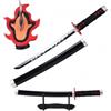 ACACIA MEDIOEVO Katana Mini Non Affilata Replica Demon Tanjiro Kamado Con Supporto SH666MI.55