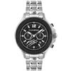 Philipp Plein Plein Sport Warrior Tech Orologio da uomo cronografo analogico al quarzo, Argento/Nero/Acciaio - Ps6ba0624