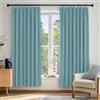 Deconovo Tende Camera da Letto Oscuranti 2 Pezzi, Tende Moderne per Soggiorno Interni, 132x183 CM (Larghezza x Altezza), Blu Cielo