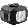 Moon Luce anteriore per bicicletta Titan Max Black 1700 lumen con telecomando wireless, IPX7, durata massima 140 ore, colore: nero