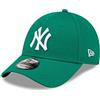 New Era York Yankees MLB League Essential Green 9Forty Adjustable Women cap - One-Size