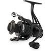 NOMURA Mulinello da Pesca Hiro Alu Metal Framed 3000 con Frizione Anteriore Precisa e Potente da Spinning Bolognese Feeder Fondo Mare Trota Lago Leggero e Affidabile