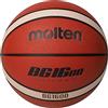 Molten BG1600 - Pallone da basket per interni ed esterni, in gomma, misura 6, arancione/avorio, adatto per ragazzi di età 12, 13, 14 anni e ragazze 14 anni e adulti