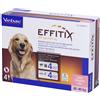 EFFITIX spot-on soluz 4 pipette 4,40 ml 268 mg + 2.400 cani da 20 a 40 Kg pz Pipette monodose