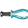 TOTAL - Pinza da Taglio Frontale | 160 mm | Ideale per Tagliare Filo, Cavo o Plastica | Manico Ergonomico Antiscivolo | Realizzata in Cromo Vanadio | Manico Bimateriale