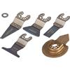 wolfcraft Starter kit multifunzione PRO in 5 pezzi, attacco universale, 3962000