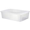 Stefanplast Visualbox - Contenitore multiuso con chiusura a scatto, 30 L, Trasparente, XXL - 59 x 39 x 17 cm