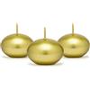 PartyDeco, Candele Galleggianti, per Matrimonio, Cerimonie, 50 unità, Oro