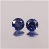 AAA Naturale Ceylon Zaffiro Blu Loose Rotondo Gemma Taglio Combinato Paio 3x3 MM