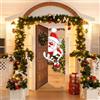 Coicok Copriporta Natalizio, Decorazione Porta Natale, 90x200 cm Banner Copriporta di Natalizio, per Porte, Pareti, Natale Decorazioni D'Ingresso Casa
