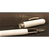 PRL) PENNA VISCONTI REMBRANDT WHITE FOUNTAIN PEN INK PLUMA CANETA TINTEIRO NIB M
