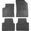 Petex 91412 Tappetino in Gomma nero anteriore e Posteriore Compatibilità con CITROËN C3 Aircross II 2R, 2C