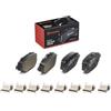Brembo - Prime - P 61 140 - Pastiglia Freno - Posteriore, set di 4 | Compatibile con: CITROËN C4 III, DS 3 / 3 CROSSBACK, OPEL CORSA F, CORSA F Kasten/Schrägheck, PEUGEOT 2008 II