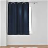 Douceur d'Intérieur, Tenda con occhielli (140 x 180 cm) Crepuscolo blu, 100% oscurante Chambray tinta unita