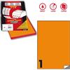 MARKIN Etichetta adesiva C/503 arancio fluo 100fg A4 210x297mm (1et/fg) Markin