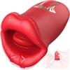 Sumeber Vibrator für Frauen Sex Sexspielzeug,10 intensità di aspirazione 10 modalità di vibrazione Vibratori Sex Toy für Frau, Sex Toy Lecken für Clitoris Handheld-Ring Dildo Lecken Tonge, Sex Toy für